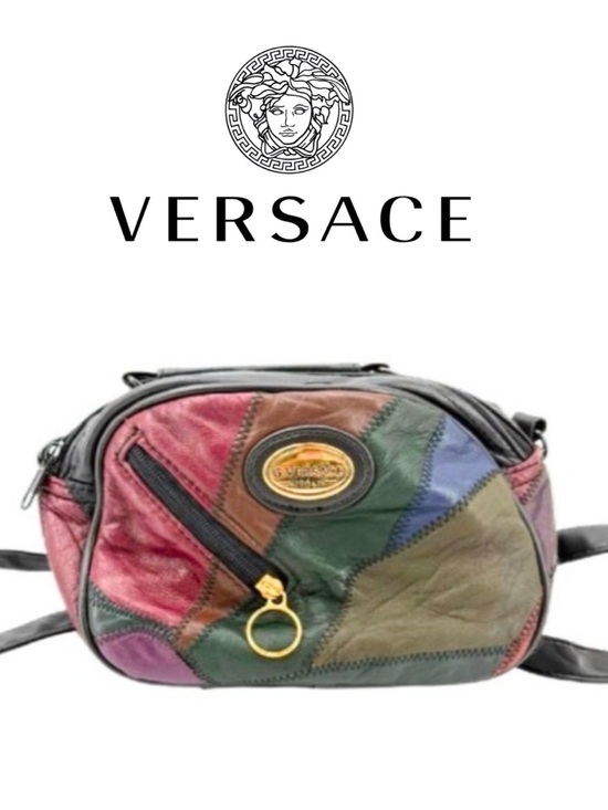 Versace Handbags - Vintage Gianni Versace Patchwork Camera Bag OR Crossbody